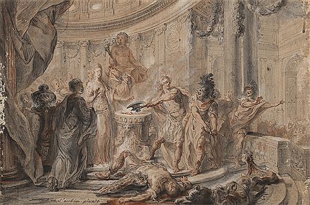 The wedding of Merope and Polyphonte