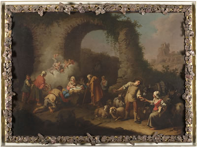 The nativity with the shepards