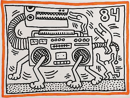 Untitled (Ghetto Blaster); 1984
