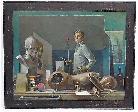 Sample artwork by Julian Gordon Mitchell (Born 1968), known for painting - View similar artists and auction records