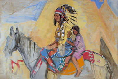 Crow Indian Sketch
