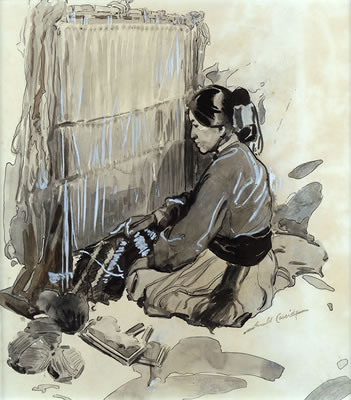 Navajo Weaver