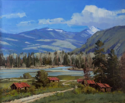 Old Bar BC by the Snake by Bill Sawczuk - Auction record, sale price, and art valuation. Compare with similar artists and explore comparable artworks.