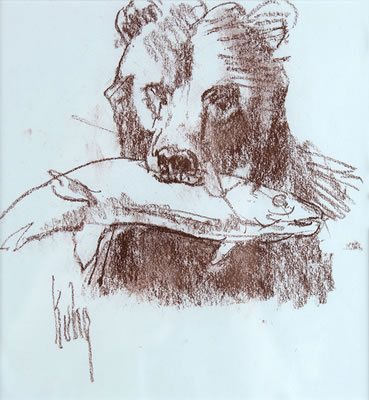Bear with Fish