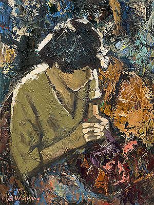 Sewing Lady by Hennie Niemann - Auction record, sale price, and art valuation. Compare with similar artists and explore comparable artworks.