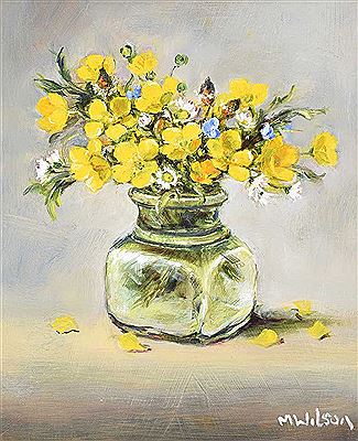 BUTTERCUPS & DAISIES by Marjorie Wilson - Auction record, sale price, and art valuation. Compare with similar artists and explore comparable artworks.