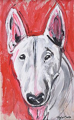 BULL TERRIER by Taylor Clarke - Auction record, sale price, and art valuation. Compare with similar artists and explore comparable artworks.