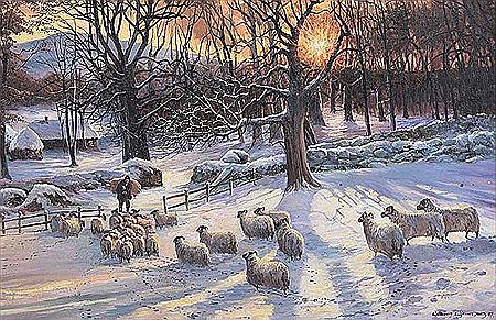 WINTER SHEEP by William Yeaman - Auction record, sale price, and art valuation. Compare with similar artists and explore comparable artworks.