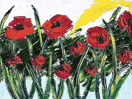 POPPIES FOR REMEMBRANCE by Moyra Ann Blayney - Auction record, sale price, and art valuation. Compare with similar artists and explore comparable artworks.