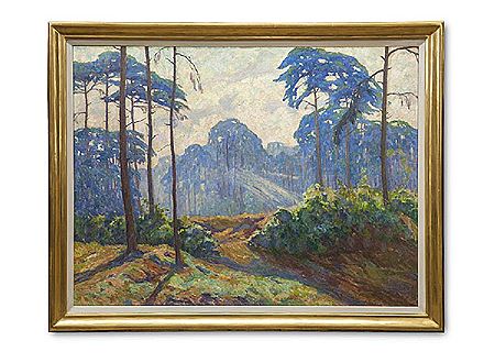Sonnendurchflutete Waldlichtung mit Kiefern by Erich Freiherr von Perfall - Auction record, sale price, and art valuation. Compare with similar artists and explore comparable artworks.