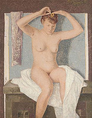 Sample artwork by Rudolf-Werner Ackermann (1908 - 1982), known for painting - View similar artists and auction records