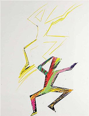 Dancing figures