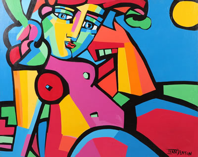 ABSTRACT FEMALE NUDE