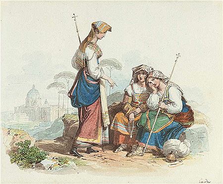 Pilgerinnen aus Albano