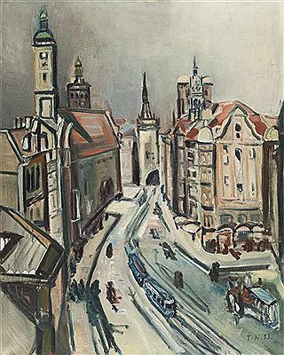 Stadtansicht München: Blick vom Tal Richtung Marienplatz