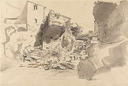 Zerstörte Brücke in Subiaco by Ludwig Deurer - Auction record, sale price, and art valuation. Compare with similar artists and explore comparable artworks.