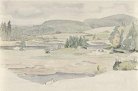 Flußlandschaft im bayrischen Seengebiet