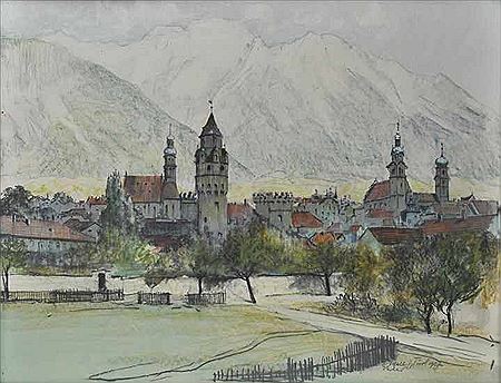 Sample artwork by Georg Oskar Erler (1871 - 1951), known for painting - View similar artists and auction records