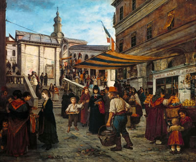 The Rialto in Venice, 1872