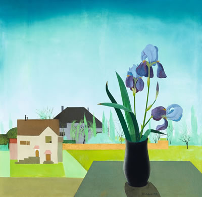 Blue Iris on the Porch of the Painter, 1933