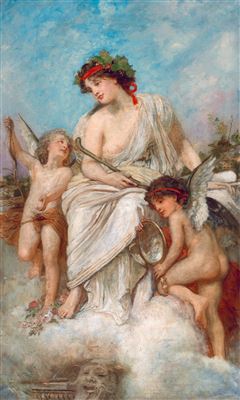 Muse (Thalia), late 1880s by Karl Karoly Lotz - Auction record, sale price, and art valuation. Compare with similar artists and explore comparable artworks.