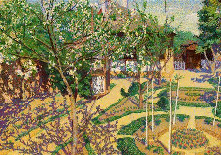 Spring Garden, 1907-09 by Ervin Planyi - Auction record, sale price, and art valuation. Compare with similar artists and explore comparable artworks.