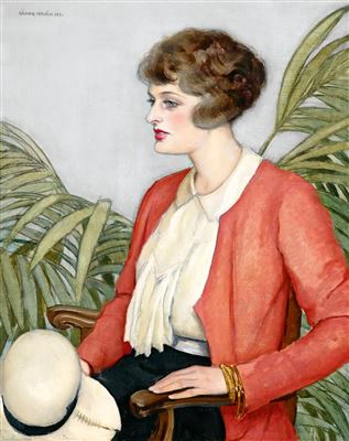 Girl with a White Hat, 1931