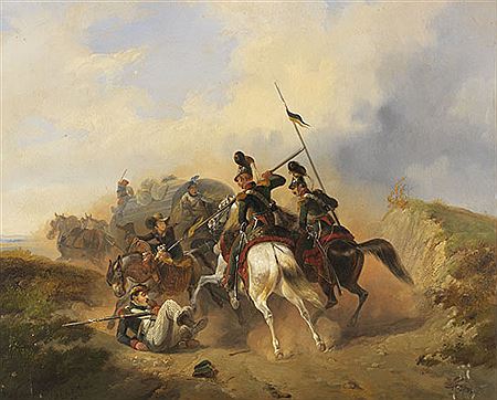 Überfallsszene. 1836. by Heinrich Ambros Eckert - Auction record, sale price, and art valuation. Compare with similar artists and explore comparable artworks.