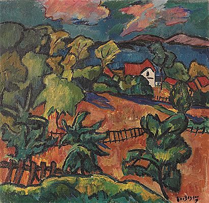 Landschaft bei Ferch am Schwielowsee. 1919