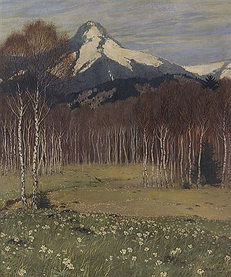 Vorfrühling in den Vorbergen, 1905 by Rudolf Sieck - Auction record, sale price, and art valuation. Compare with similar artists and explore comparable artworks.