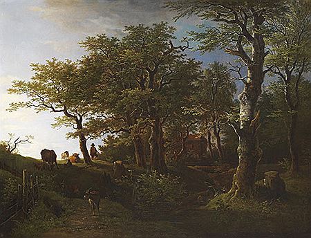 Lichte Waldlandschaft mit Vieh und Hirten, 1807 by Max Josef Wagenbauer - Auction record, sale price, and art valuation. Compare with similar artists and explore comparable artworks.
