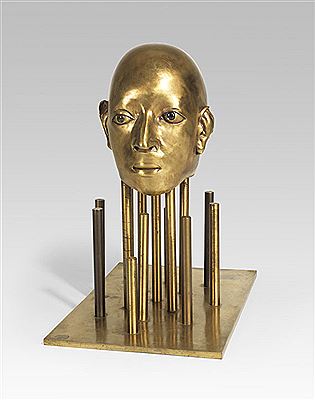 Kopf auf Stäben. 1969 by Joachim Schmettau - Auction record, sale price, and art valuation. Compare with similar artists and explore comparable artworks.
