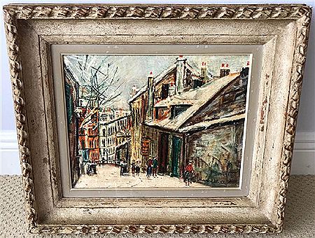 Paris Snow Scene
