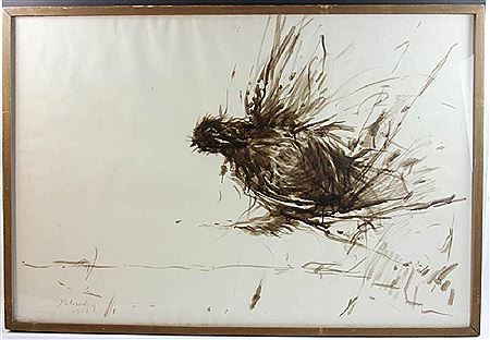 Wounded Bird by Arthur Polonsky - Auction record, sale price, and art valuation. Compare with similar artists and explore comparable artworks.