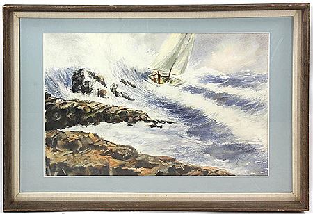 Sailboat in Storm