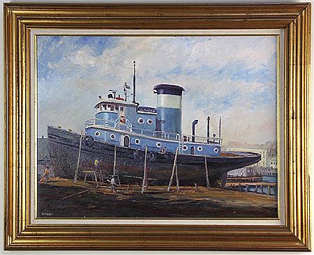 'Tugboat Sea King', Marine Railways East Gloucester