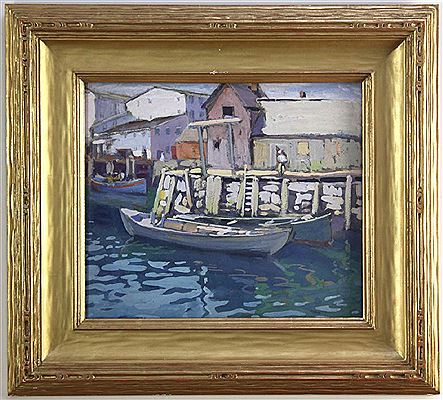 Gloucester Wharf with Sailor