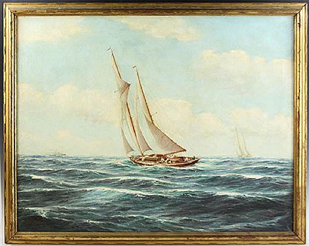 'Yachting off the Coast'