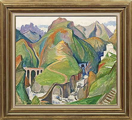 Oberitalienische Berglandschaft