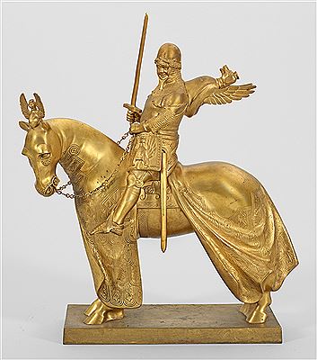 TGroße Reiterstatuette des Cangrande della Scala