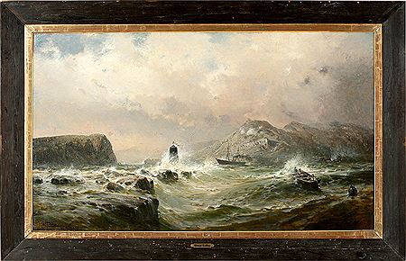 "Warnungsbaake im Clyde river. Schottland". by Hermann Eschke - Auction record, sale price, and art valuation. Compare with similar artists and explore comparable artworks.