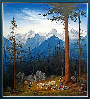 "Almabtrieb". Originaltitel by Robert Angerhofer - Auction record, sale price, and art valuation. Compare with similar artists and explore comparable artworks.