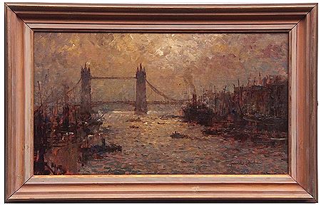 London s River Circa 1930