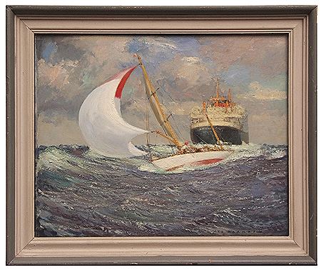 Sample artwork by Frederick Bertrand Harnack (1897 - 1983), known for painting - View similar artists and auction records