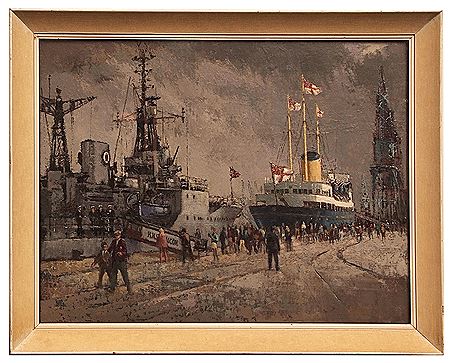 Sample artwork by Harry Hudson Rodmell (1896 - 1984), known for painting - View similar artists and auction records