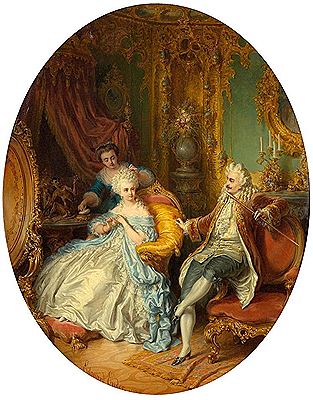 The conversation with a gallant. 1862