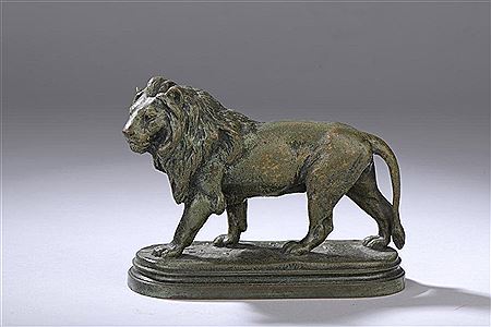Lion debout