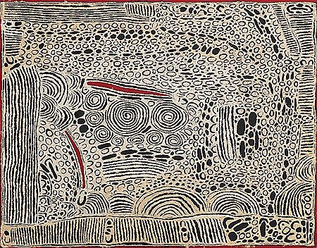 Kapi Tjukurrpa (Water Dreaming) 2006