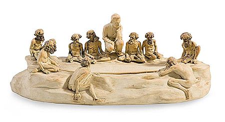 'THE FRIEND OF THE ARUNTA' by William Ricketts - Auction record, sale price, and art valuation. Compare with similar artists and explore comparable artworks.