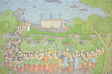 Prosesi Melasti by I Dewa Putu Mokoh - Auction record, sale price, and art valuation. Compare with similar artists and explore comparable artworks.